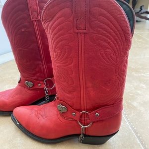 Red Cowboy Boots size 7